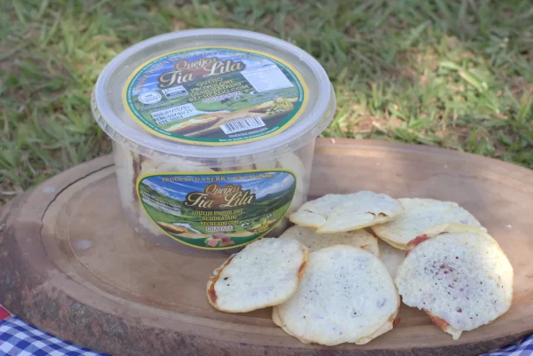 Queijo Provolone Desidratado Recheado com Goiabada pote 325g
